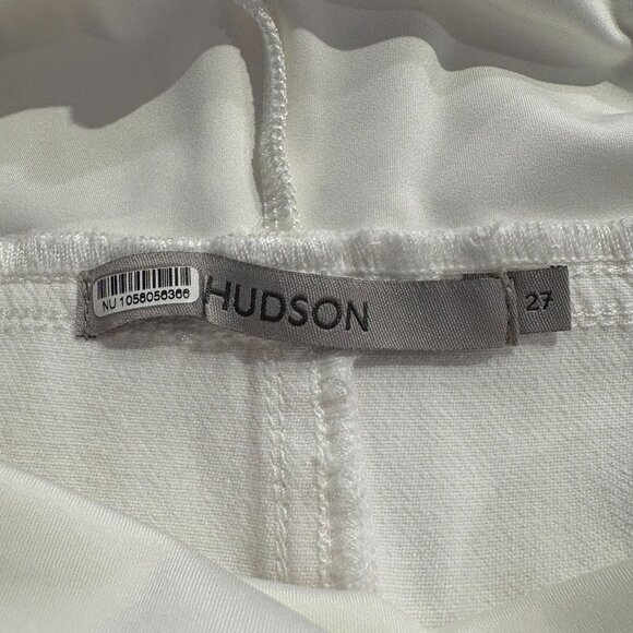 Hudson Maternity Reconstructed Denim Skirt Women's Size 27 in White - EUC! - Picture 4 of 8